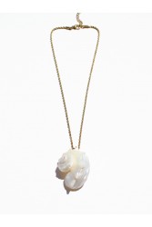 KALEIDO Scallop Necklace Επιχρυσωμένο Κολιέ από Ανοξείδωτο Ατσάλι με Κοχύλι