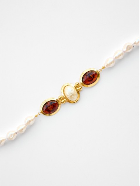KALEIDO Second Story Chocker Επιχρυσωμένο Κολιέ από Ορείχαλκο