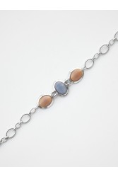 KALEIDO Silver Haze Choker Επάργυρο Κολιέ από Ορείχαλκο