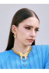 KALEIDO Sonet Earrings Επιχρυσωμένα Σκουλαρίκια από Ορείχαλκο