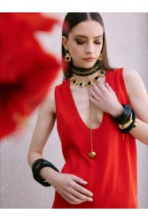 KALEIDO Studio 54 Necklace Επιχρυσωμένο Κολιέ από Ορείχαλκο