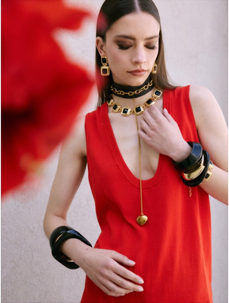 KALEIDO Studio 54 Necklace Επιχρυσωμένο Κολιέ από Ορείχαλκο