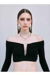KALEIDO Urban Link Choker Επάργυρο Κολιέ από Ανοξείδωτο Ατσάλι