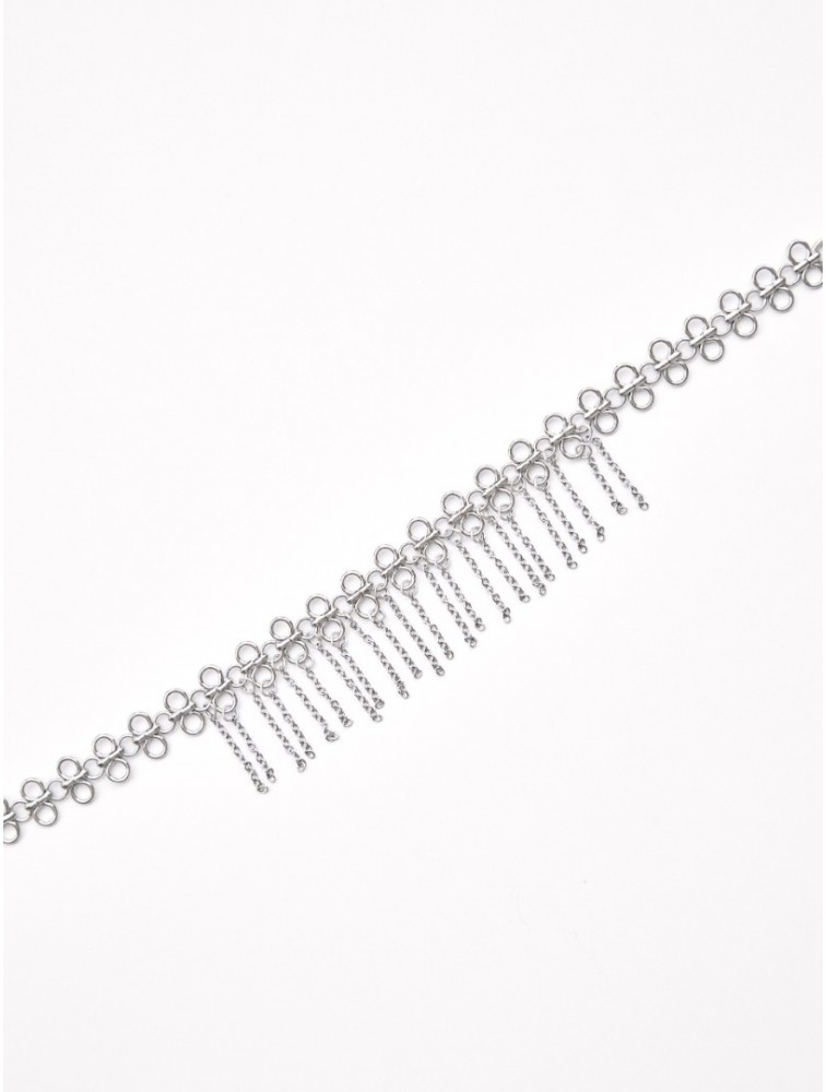 KALEIDO Urban Link Choker Επάργυρο Κολιέ από Ανοξείδωτο Ατσάλι