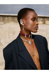 KALEIDO Calla Lilly Earrings Επάργυρα Σκουλαρίκια από Ορείχαλκο