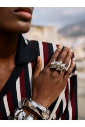 KALEIDO Cinderis Ring Ασημένιο Δαχτυλίδι από Ορείχαλκο