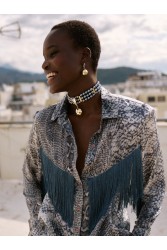 KALEIDO Atria Necklace Επιχρυσωμένο Κολιέ από Ορείχαλκο