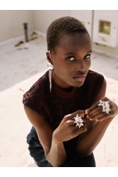 KALEIDO Halley Earrings Ασημένια Σκουλαρίκια από Ορείχαλκο