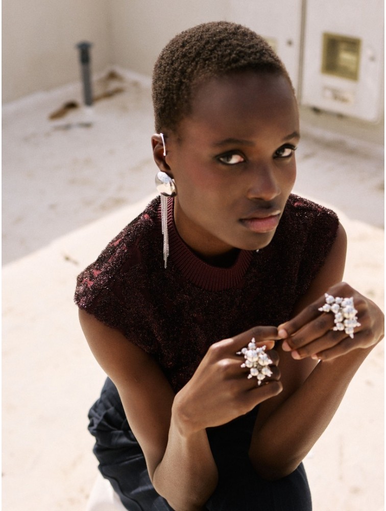 KALEIDO Halley Earrings Ασημένια Σκουλαρίκια από Ορείχαλκο