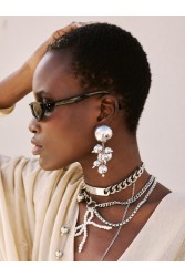 KALEIDO Galactica Earrings Ασημένια Σκουλαρίκια από Ορείχαλκο