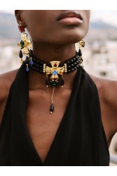 KALEIDO Cecilia Necklace Επιχρυσωμένο Κολιέ από Ορείχαλκο