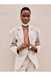 KALEIDO Callisto Choker Silver Επάργυρο Κολιέ από Ορείχαλκο και Πέρλες