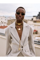 KALEIDO Lumiere Belt Necklace Επιχρυσωμένη Ζώνη κολιέ από Ανοξείδωτο Ατσάλι