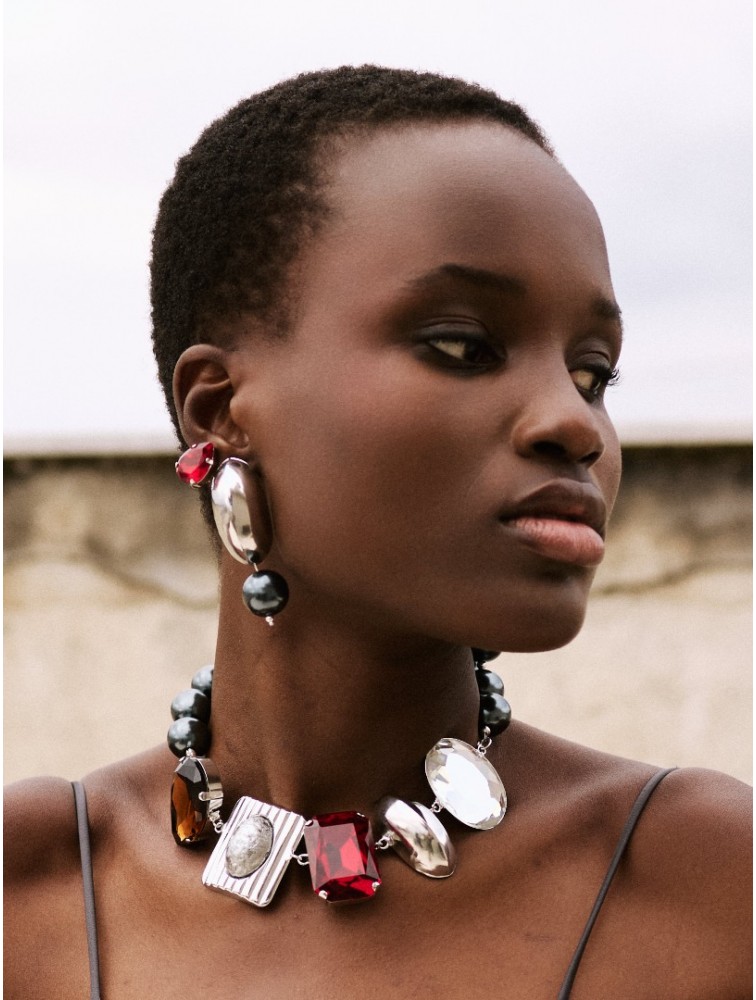 KALEIDO Prisma Earrings Ασημένια Σκουλαρίκια από Ορείχαλκο