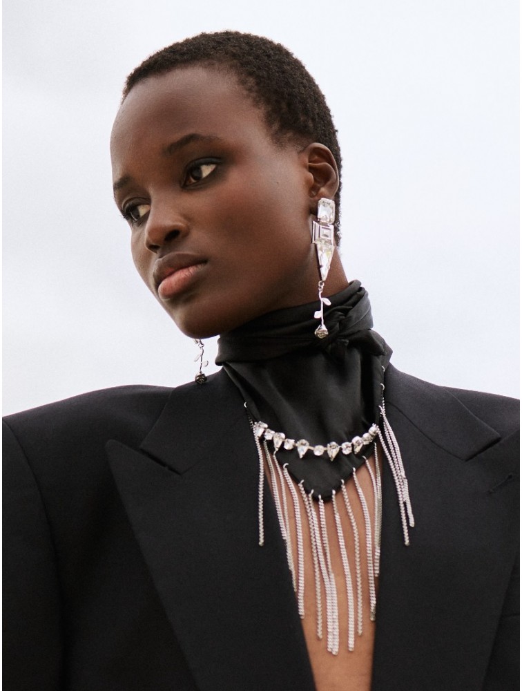 KALEIDO Aelia Earrings Επάργυρα Σκουλαρίκια με Κρύσταλλα