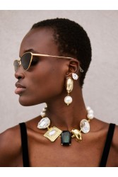 KALEIDO Illumina Necklace Επιχρυσωμένο Κολιέ από Ορείχαλκο