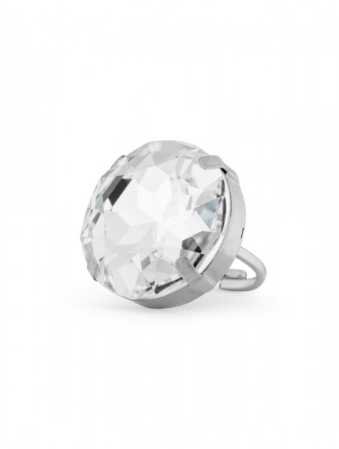 KALEIDO LUNA Ring Silver Ασημί Δαχτυλίδι