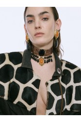 KALEIDO PATRIZIA Earrings Σκουλαρίκια από ορείχαλκο επιχρυσωμένο 24 καρατίων