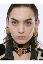 KALEIDO PATRIZIA Earrings Σκουλαρίκια από ορείχαλκο επιχρυσωμένο 24 καρατίων