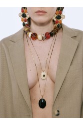 KALEIDO NAOMI Necklace Πολύχρωμο κολιέ με χάντρες