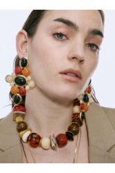 KALEIDO NAOMI Necklace Πολύχρωμο κολιέ με χάντρες
