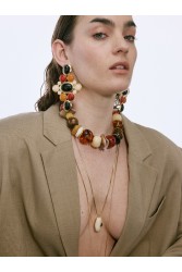 KALEIDO NAOMI Necklace Πολύχρωμο κολιέ με χάντρες