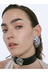 KALEIDO DAPHNE Earrings Σκουλαρίκια από ορείχαλκο επαργυρωμένα