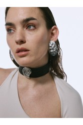 KALEIDO DAPHNE Earrings Σκουλαρίκια από ορείχαλκο επαργυρωμένα