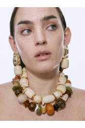 KALEIDO OLIVIA Necklace Πολύχρωμο κολιέ με χάντρες