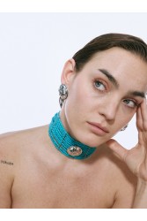 KALEIDO NEFELI Earrings Σκουλαρίκια από ορείχαλκο επαργυρωμένα