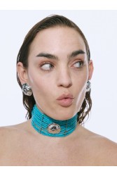 KALEIDO NEFELI Earrings Σκουλαρίκια από ορείχαλκο επαργυρωμένα