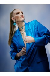 KALEIDO CRYSTALTEARS Σκουλαρίκια επάργυρος ορείχαλκος