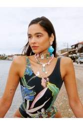 KALEIDO OCEANIS Earrings Σκουλαρίκια 24 καρατίων επιχρυσωμένα με κρύσταλλο