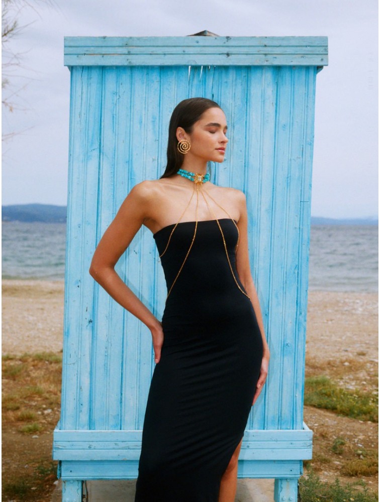 KALEIDO KERANG Earrings 24 καρατίων Επιχρυσωμένα Σκουλαρίκια σε χρυσό χρώμα