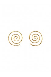 KALEIDO KERANG Earrings 24 καρατίων Επιχρυσωμένα Σκουλαρίκια σε χρυσό χρώμα