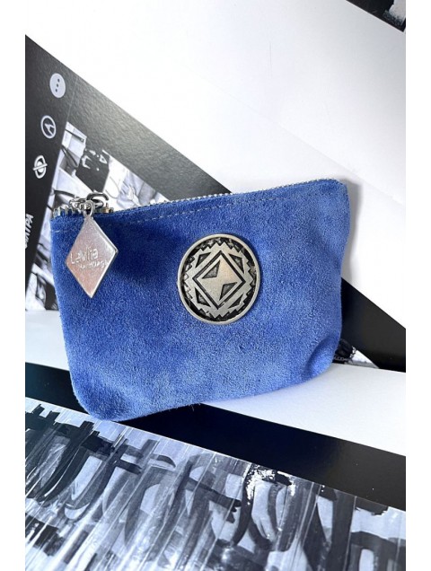 LA VITA HANDBAGS Δερμάτινο χειροποίητο πορτοφόλι με μεταλλικά αξεσουάρ