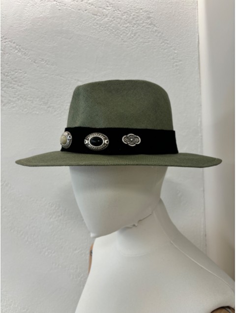 LA VITA HANDBAGS Handmade Women's Green hat