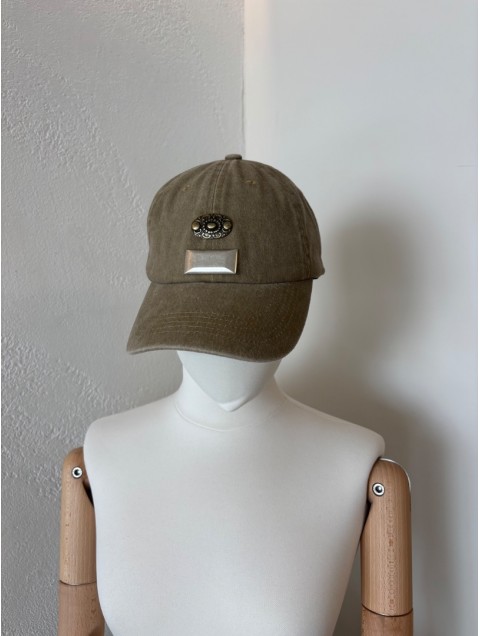 LA VITA HANDBAGS Jockey Dark Beige Women's hat
