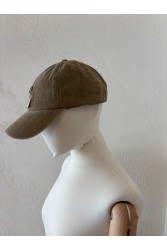 LA VITA HANDBAGS Jockey Σκούρο Μπεζ Γυναικείο Καπέλο
