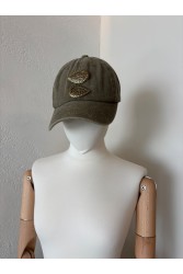 LA VITA HANDBAGS Jockey Olive Women's hat
