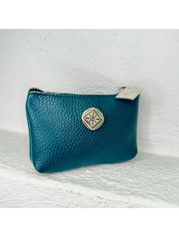 LA VITA HANDBAGS Βεραμάν Χειροποίητο δερμάτινο γυναικείο πορτοφολάκι