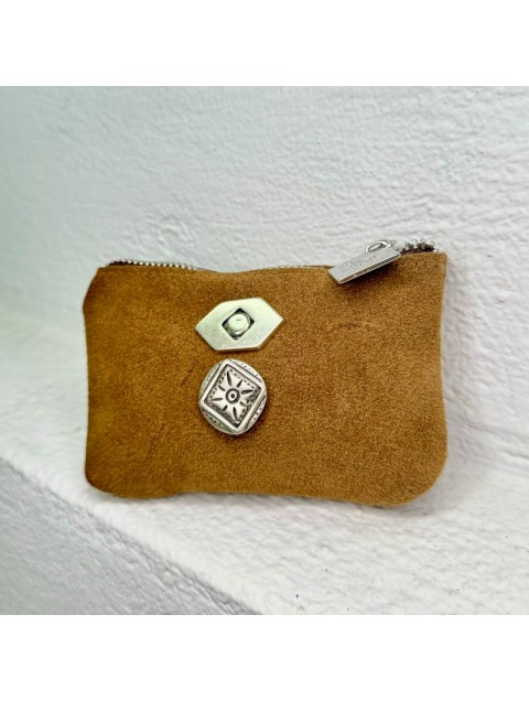 LA VITA HANDBAGS Castor Brown Handmade leather women's wallet