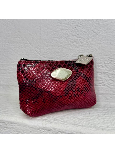LA VITA HANDBAGS Red Handmade leather wallet
