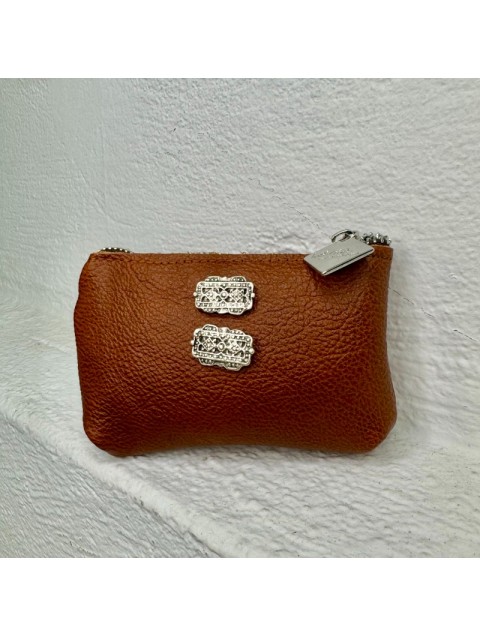 LA VITA HANDBAGS Tan Handmade leather women's wallet