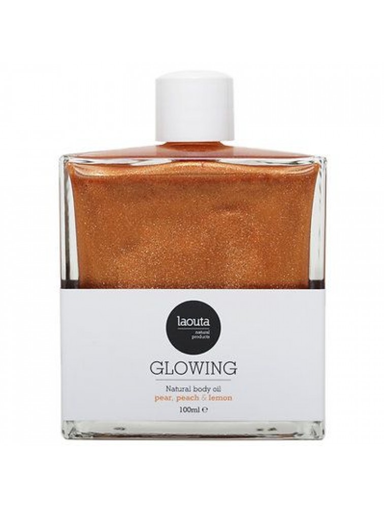 LAOUTA Glowing Body Oil | Ροδάκινο, Αχλάδι & Λεμόνι 100 ml