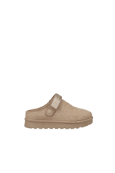 LAURA BIAGIOTTI Μπεζ Γυναικεία Γούνινα Mules