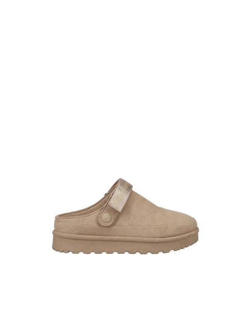 LAURA BIAGIOTTI Μπεζ Γυναικεία Γούνινα Mules