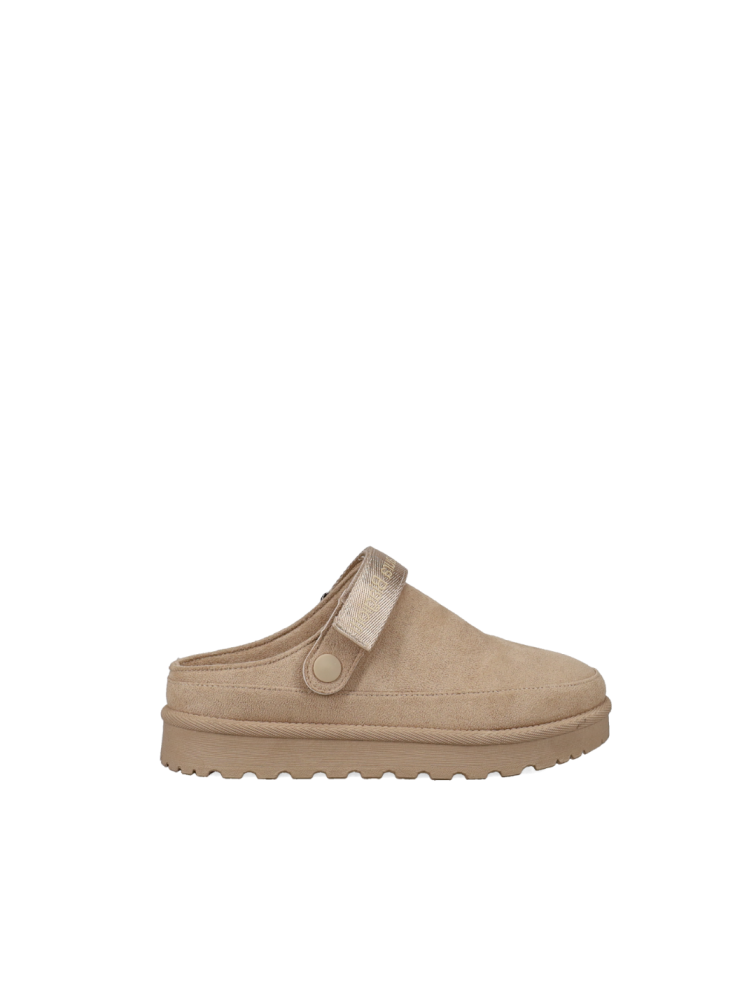 LAURA BIAGIOTTI Μπεζ Γυναικεία Γούνινα Mules