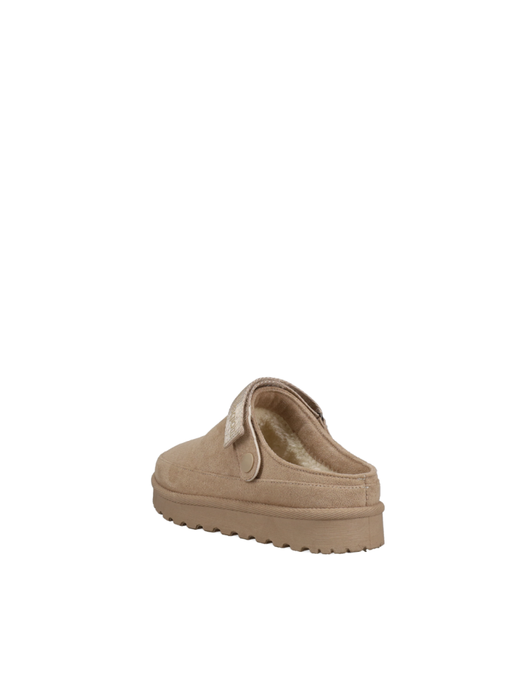 LAURA BIAGIOTTI Μπεζ Γυναικεία Γούνινα Mules