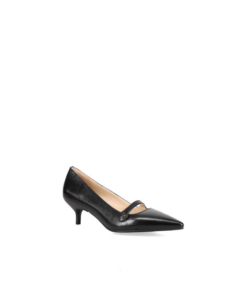 LAURA BIAGIOTTI Μαύρες Γυναικείες Γόβες με Λουράκι